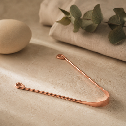 Pure Copper Tongue Scraper