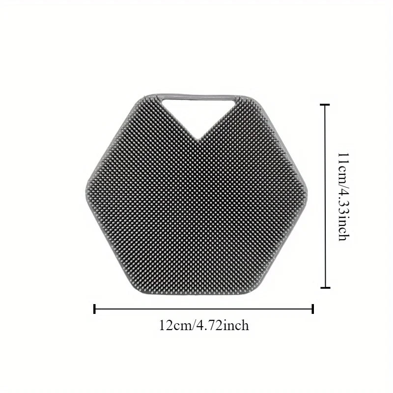 Silicone Body Scrubber – Gentle Exfoliating Shower Brush