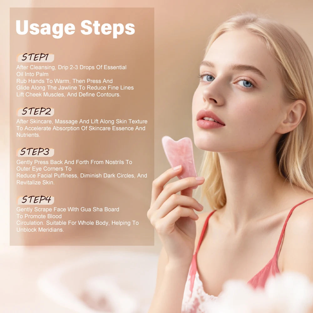 Gua Sha Facial Sculpting & Massage Stone